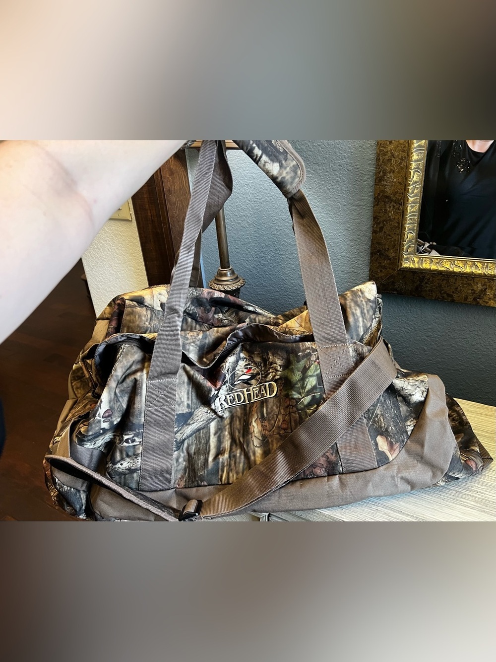 NEW!!! RedHead Camouflage Duffel Bag in Brown & Green
